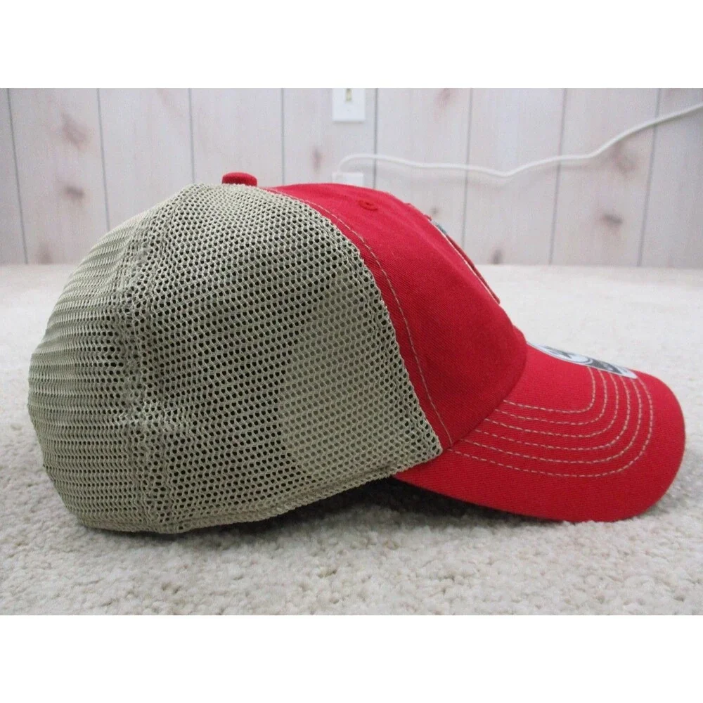 Anaheim Angels Hat Cap Snap Back Mens One Size Adjustable Red '47 Baseball
